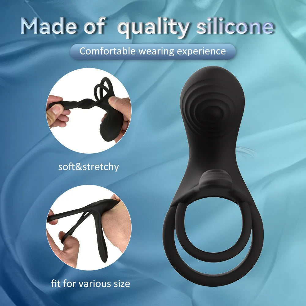 Double-Ring Penis for Delayed Ejaculation