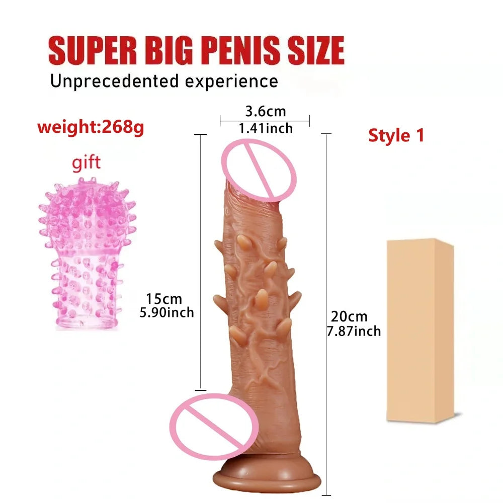Super Skin Silicone Realistic Dildo