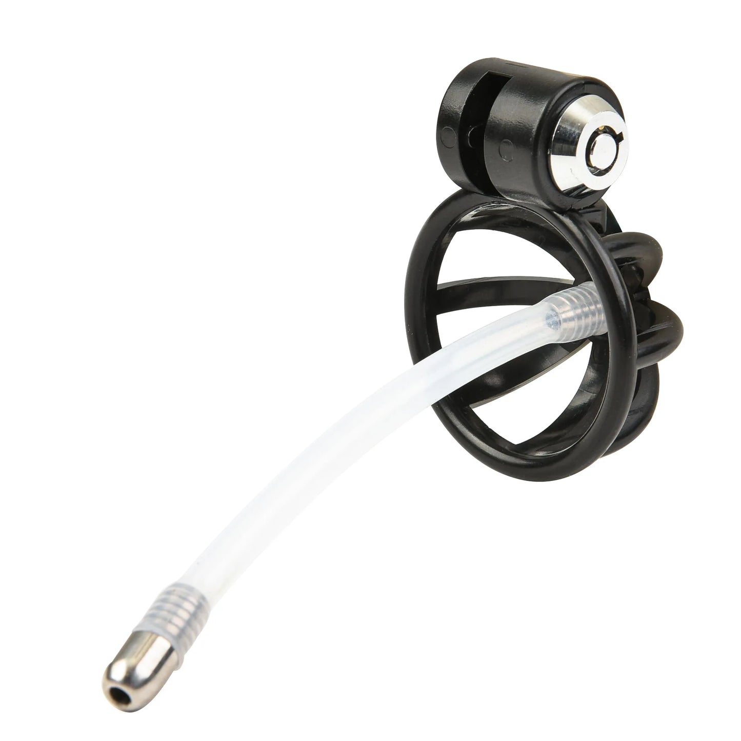 Men's ABS Mesh Birdcage Chastity Lock Ring
