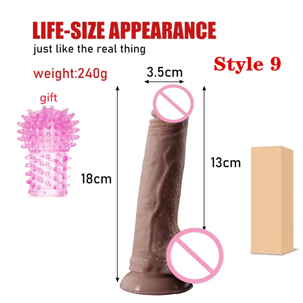 Super Skin Silicone Realistic Dildo