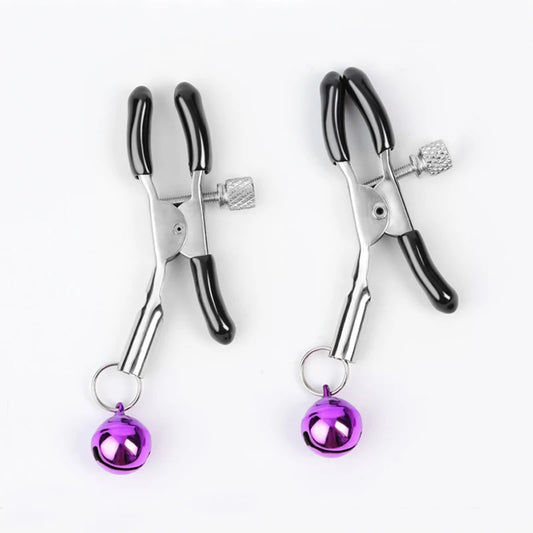 Nipple Clips with Metal Bell