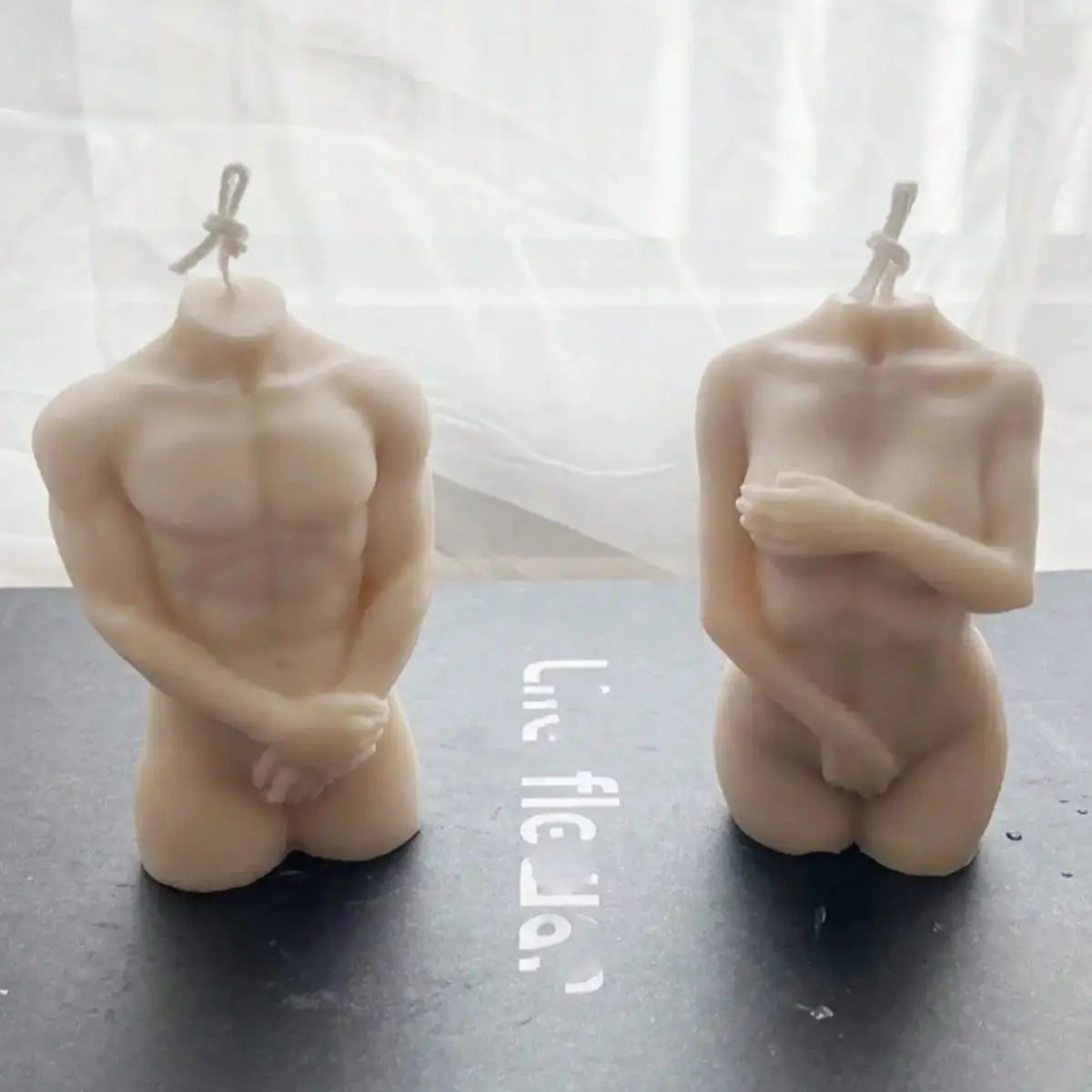 3D Male Female Body Silicone Candle