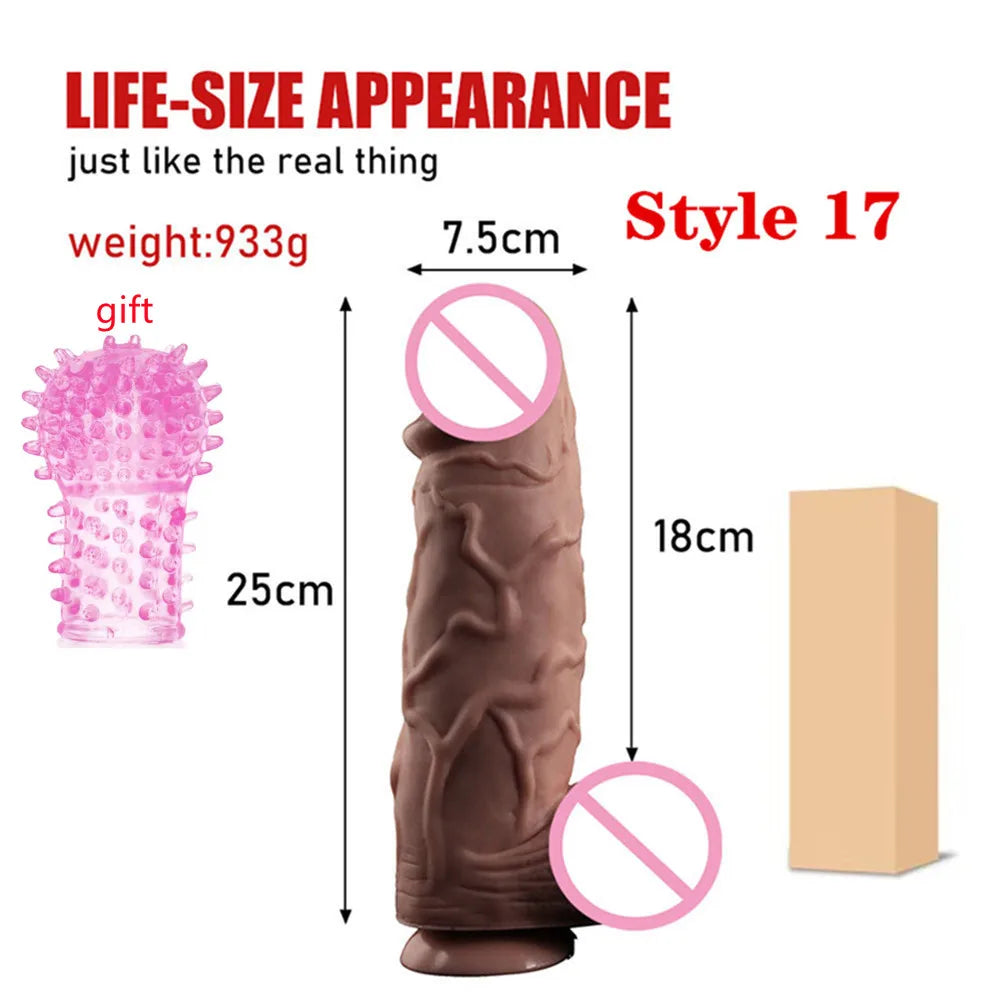 Super Skin Silicone Realistic Dildo