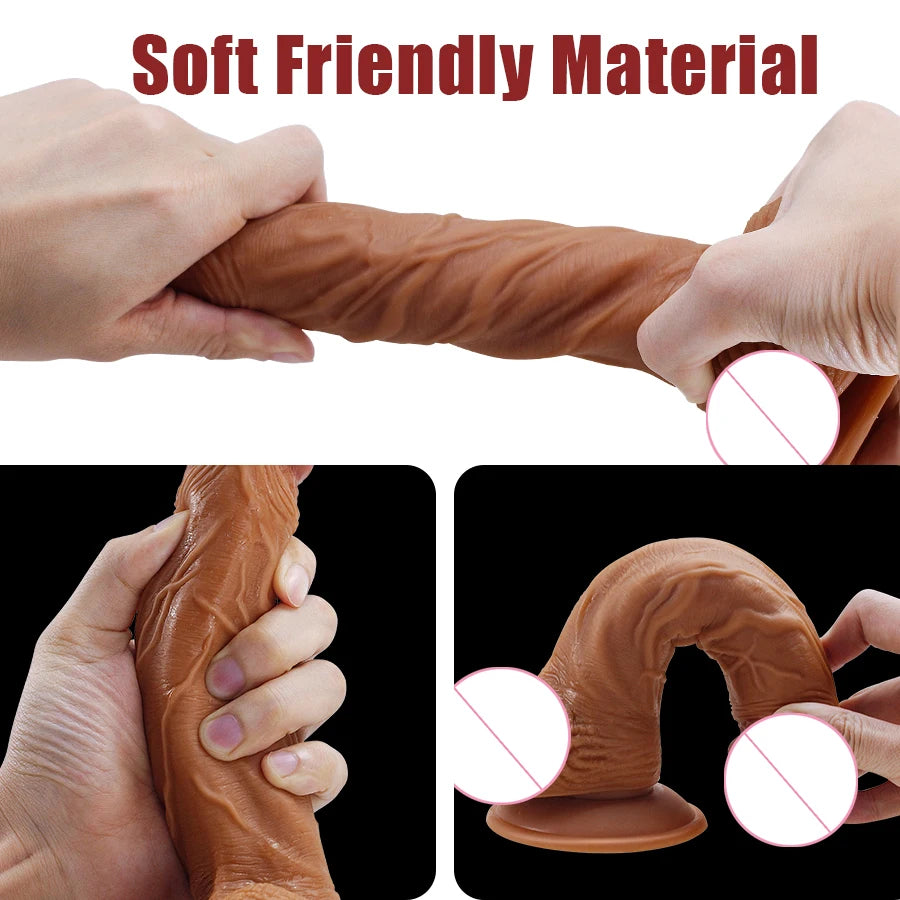 Gelugee Realistic Silicone Dildo