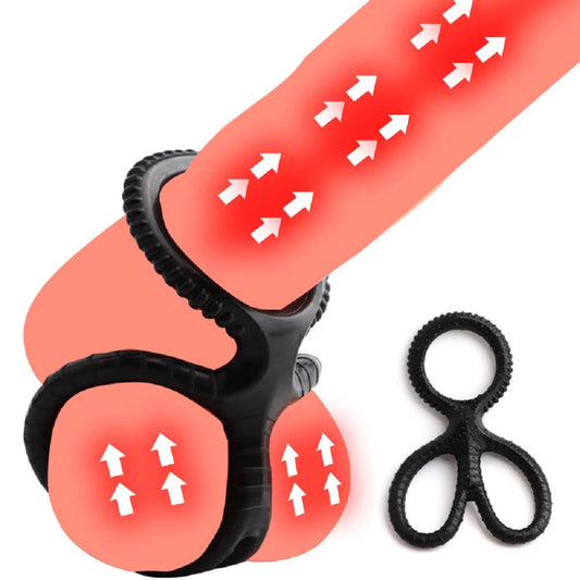 Men's Silicone Cock Rings Delay Ejaculation