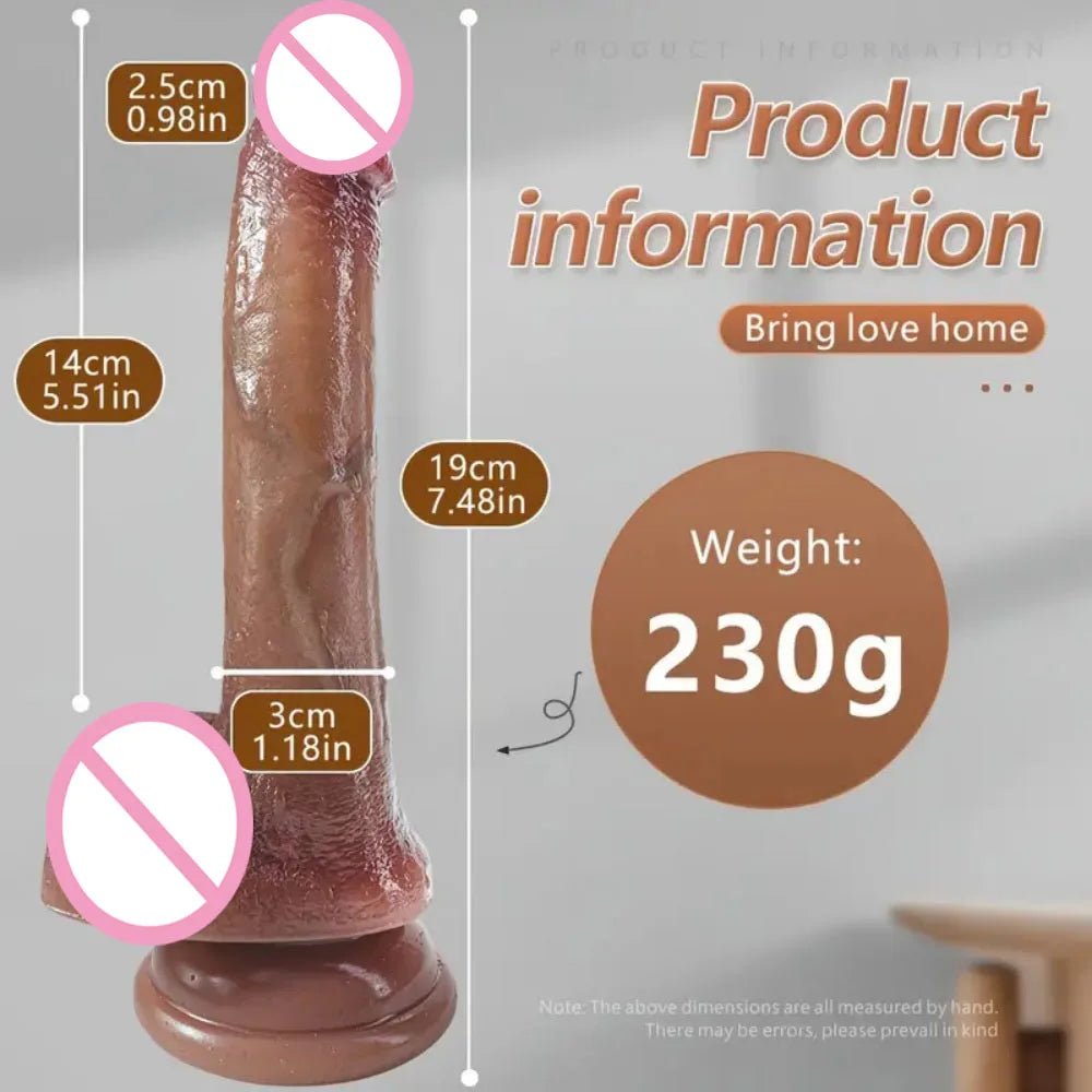 Super Skin Silicone Realistic Dildo