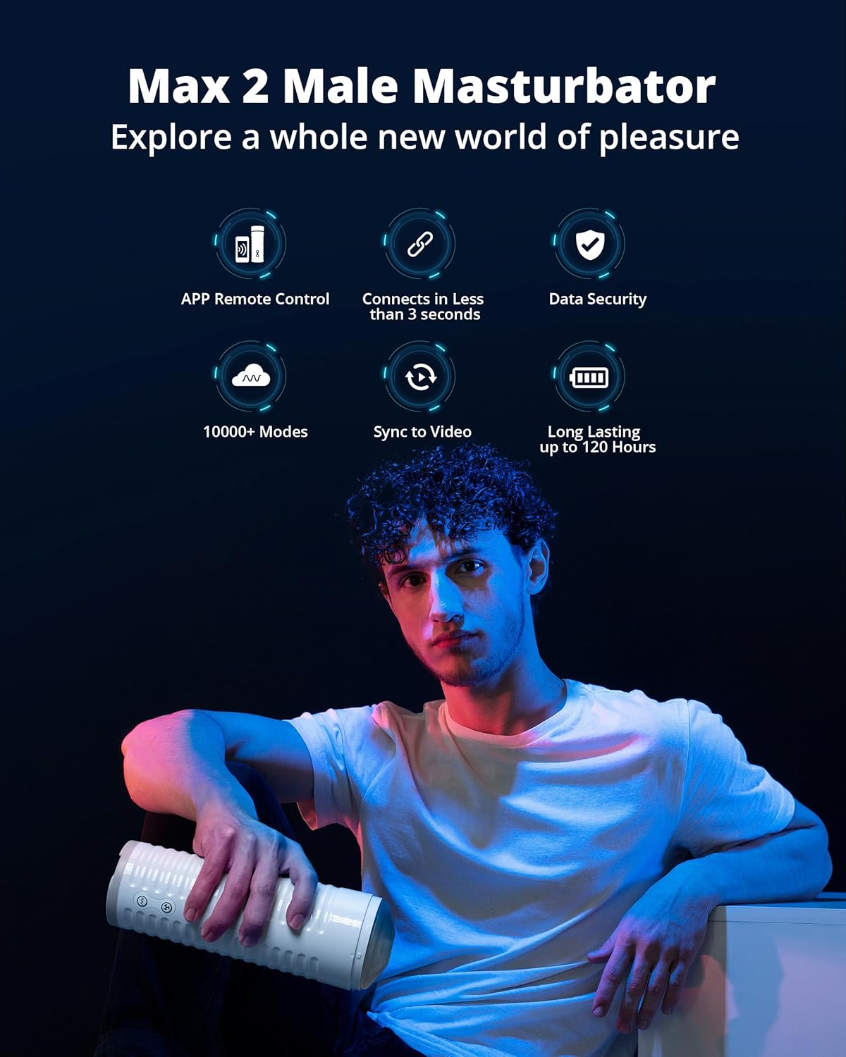 LOVENSE Max 2 Male Masturbator with App Controlled